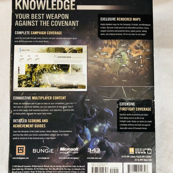 Halo Reach Signature Series Strategy Bradygames - Picture 2 of 6